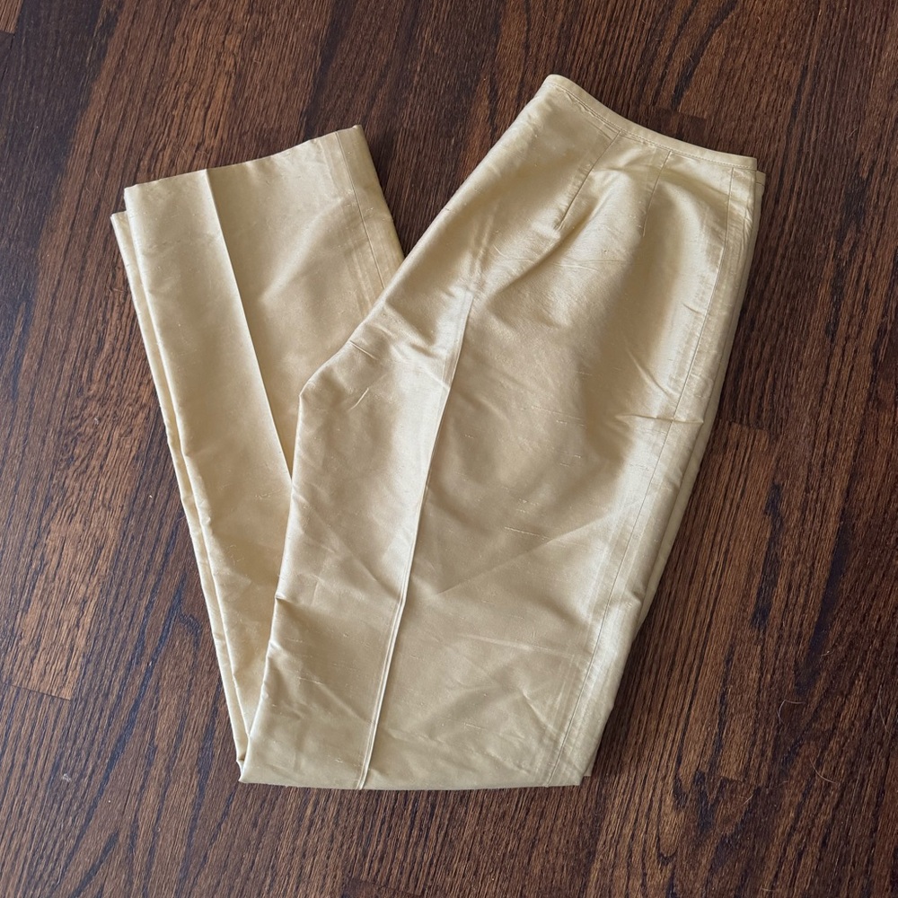 J. McLaughlin Tan Ankle Pants